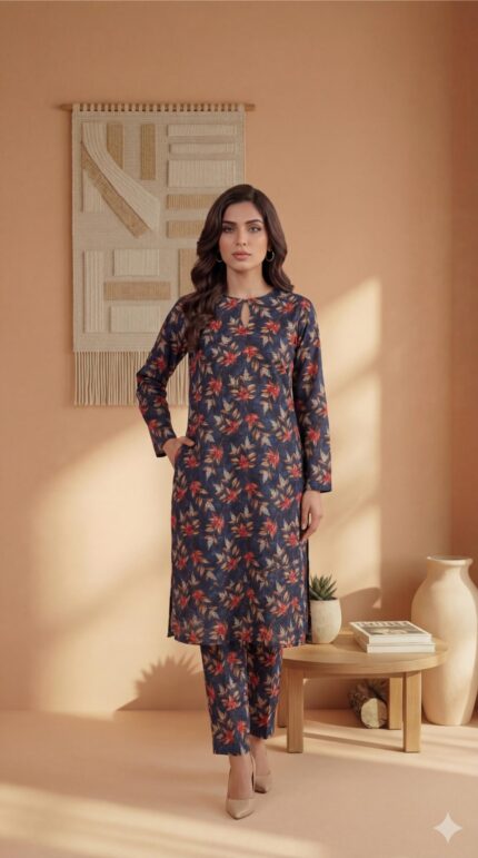 ZAR030-DIGITAL PRINTED COTTON LAWN  2 PIECE