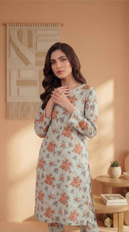 ZAR029-DIGITAL PRINTED COTTON LAWN  2 PIECE
