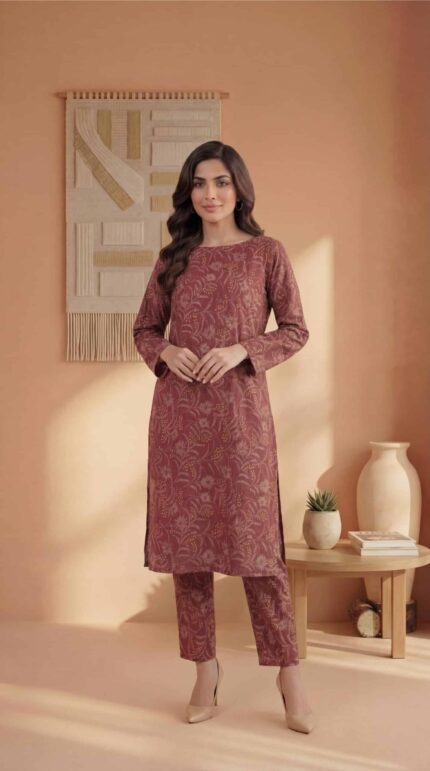 ZAR028-DIGITAL PRINTED COTTON LAWN  2 PIECE
