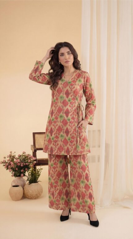 ZAR063-DIGITAL PRINTED COTTON LAWN  2 PIECE