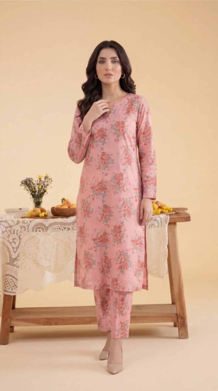 ZAR082-DIGITAL PRINTED COTTON LAWN  2 PIECE