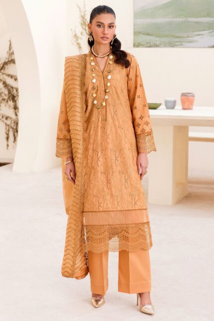 4239-STELLA EMBROIDERED CAMBRIC STITCHED