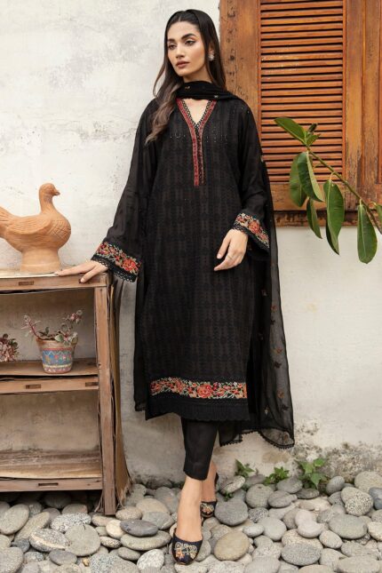 4268-AMALFI EMBROIDERED LINEN UNSTITCHED