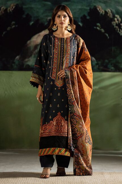 4384-MAHVE-HAYAT DIGITAL PRINTED KHADDAR UNSTITCHED