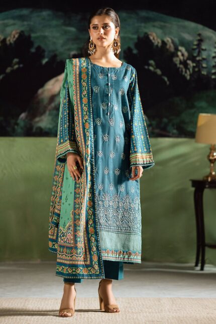 4387-MAHJABEEN DIGITAL PRINTED KHADDAR UNSTITCHED
