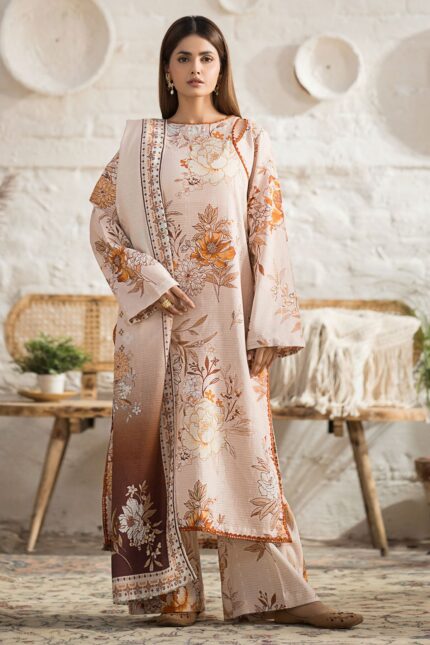 4418-HUSSNE-JAVDAAN DIGITAL PRINTED KHADDAR UNSTITCHED