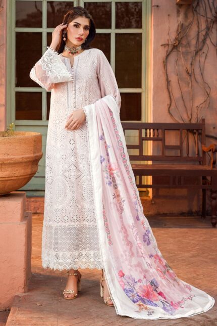 4431-AFREEN EMBROIDERED LAWN STITCHED
