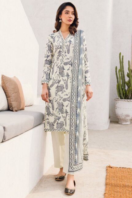4546-JAHAN-AARA DIGITAL PRINTED LAWN UNSTITCHED