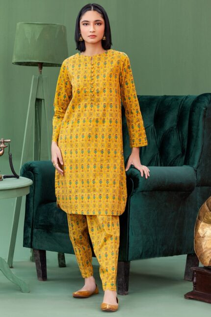 4552-IZNE DIGITAL PRINTED LAWN STITCHED