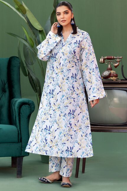 4557-XENA DIGITAL PRINTED LAWN STITCHED