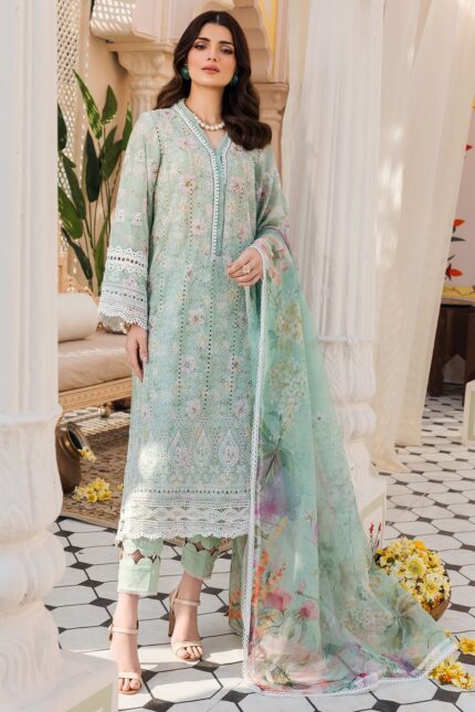 4624-ALASKA EMBROIDERED LAWN STITCHED