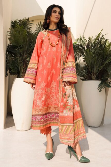 4633-JUSTAJOO DIGITAL PRINTED LAWN STITCHED