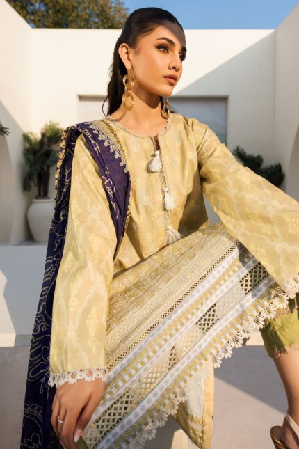 4635-PASBAAN DIGITAL PRINTED LAWN STITCHED