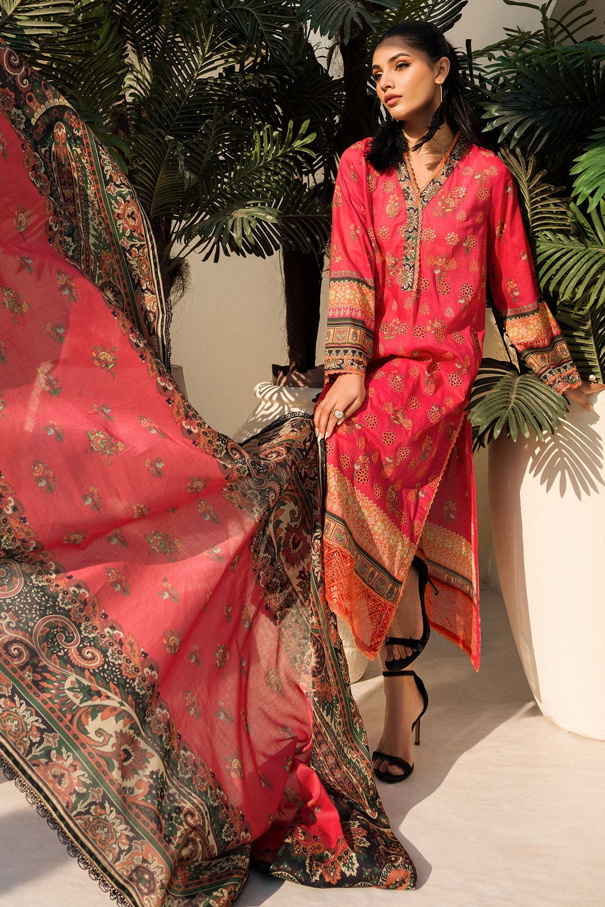 4641-SAPPHIRE DIGITAL PRINTED LAWN UNSTITCHED - Image 3