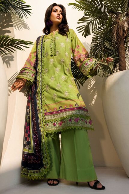 4642-MAYARA DIGITAL PRINTED LAWN STITCHED