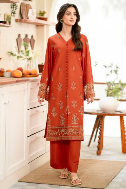 4771-YASNA EMBROIDERED CAMBRIC STITCHED