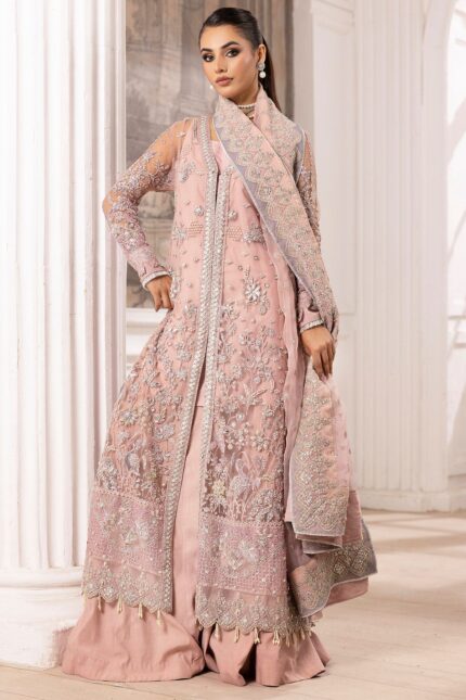 4935-AHLAM EMBROIDERED SILK NET UNSTITCHED