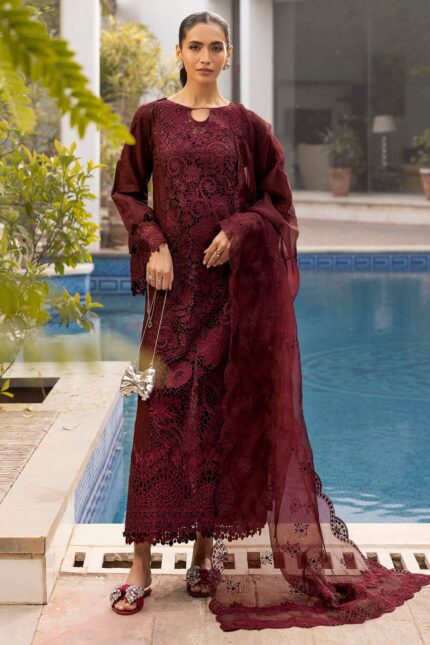 5313-SABINE EMBROIDERED LAWN STITCHED