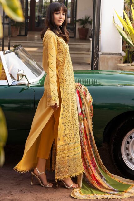 5323-GENEVA EMBROIDERED LAWN UNSTITCHED