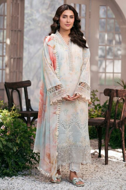 5423-DAISY EMBROIDERED LAWN UNSTITCHED