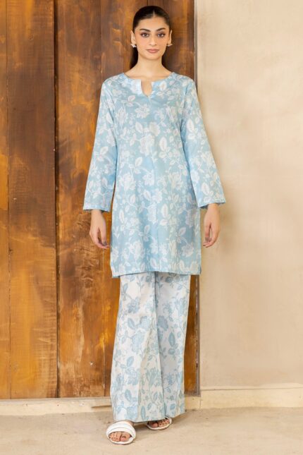 5536-KAISTA DIGITAL PRINTED LAWN STITCHED