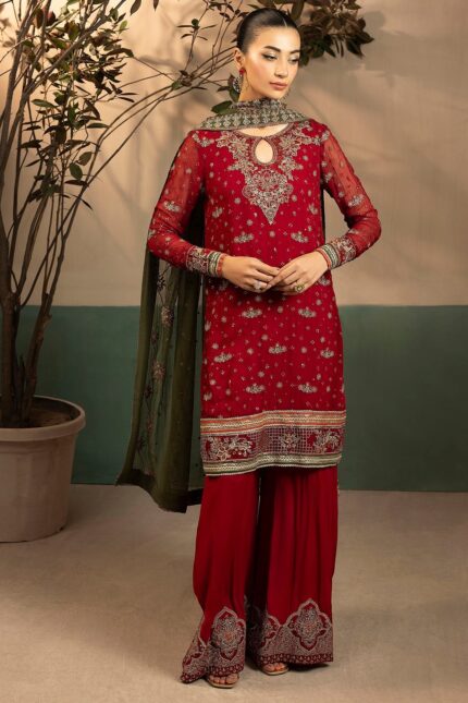 5582-JENNA EMBROIDERED CRINKLE CHIFFON UNSTITCHED