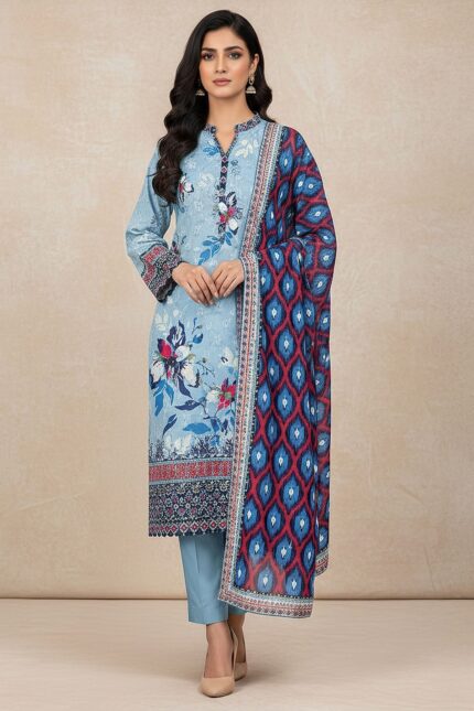 5631-KYRA DIGITAL PRINTED KHADDAR UNSTITCHED