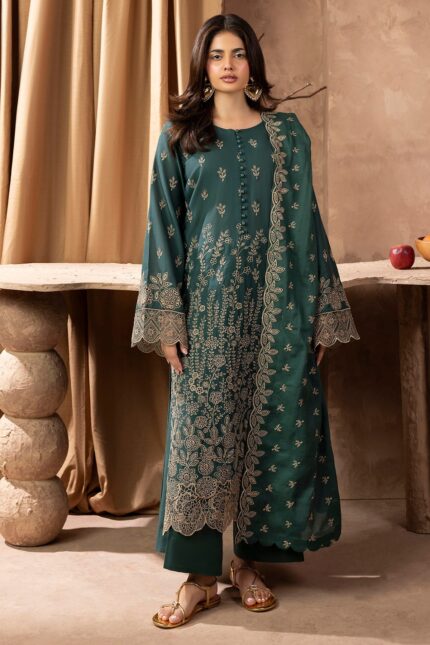 5683-AURIGA EMBROIDERED KHADDAR UNSTITCHED