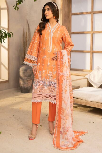 5732-STAR DUST EMBROIDERED LAWN UNSTITCHED