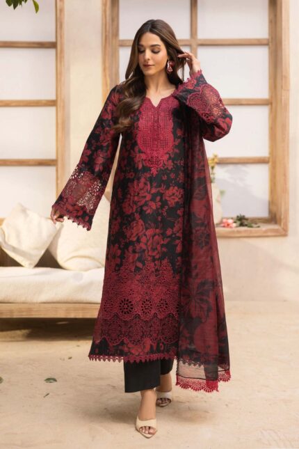 5738-MUSE EMBROIDERED LAWN UNSTITCHED