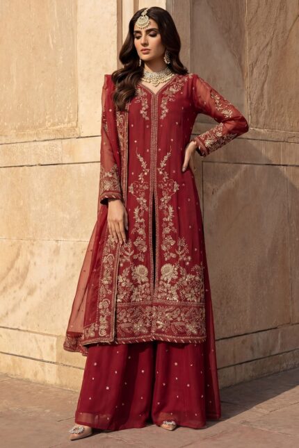5740-AYRA EMBROIDERED CRINKLE CHIFFON UNSTITCHED