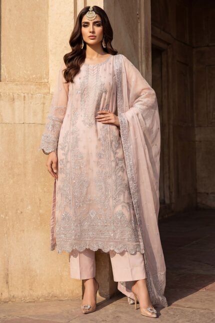 5743-MEHER EMBROIDERED ORGANZA UNSTITCHED