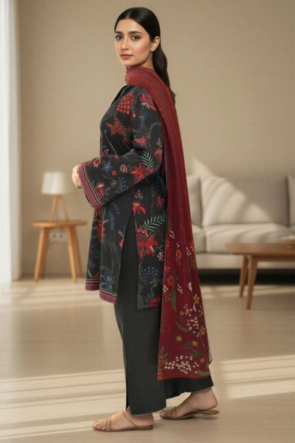 5760-ANOOR DIGITAL PRINTED KHADDAR UNSTITCHED