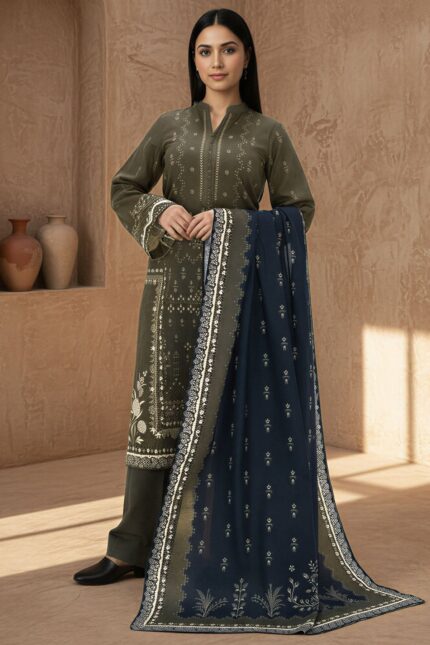 5774-ASENA DIGITAL PRINTED KHADDAR STITCHED