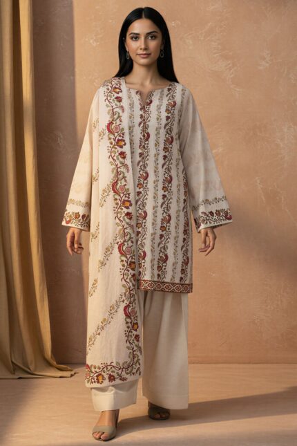 5780-ILANA DIGITAL PRINTED KHADDAR STITCHED