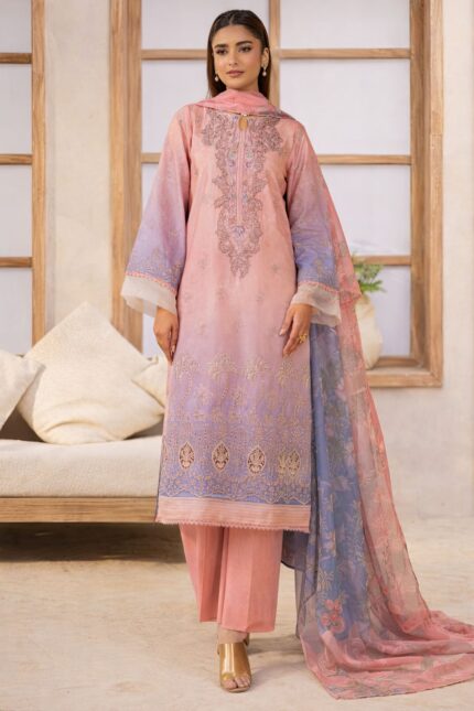5813-LISA EMBROIDERED LAWN UNSTITCHED