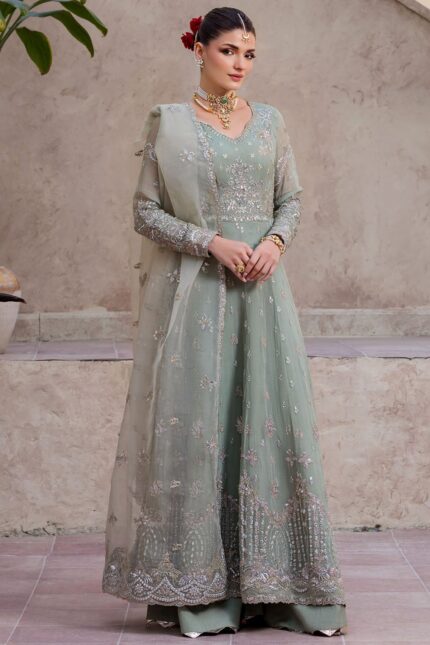 MOTIFZ  5824-HAZEL EMBROIDERED CRINKLE CHIFFON STITCHED