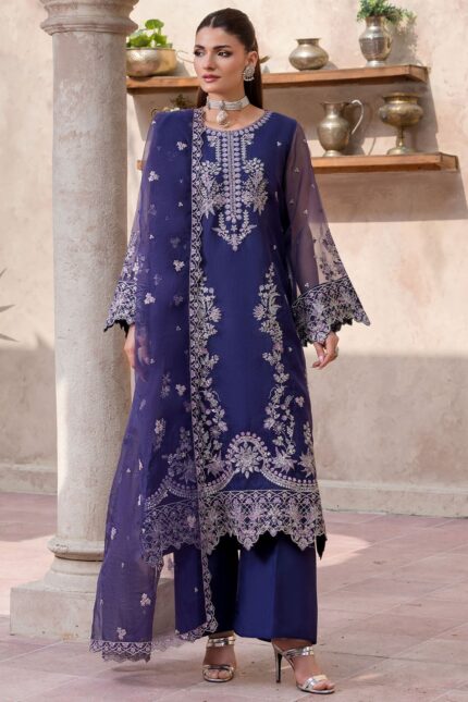 MOTIFZ  5829-SALLY EMBROIDERED ORGANZA STITCHED