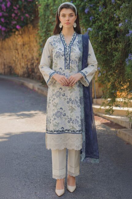 5841-SENNA EMBROIDERED LAWN UNSTITCHED