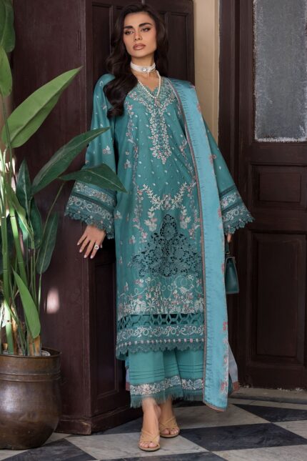 5922-MIDNIGHT EMBROIDERED LAWN UNSTITCHED