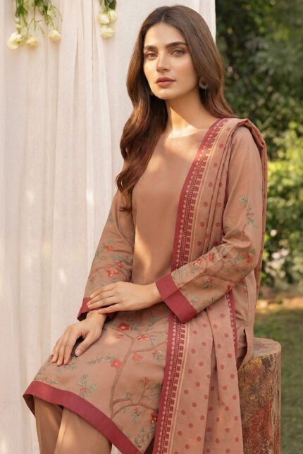 5962-BLOOM DIGITAL PRINTED LAWN UNSTITCHED