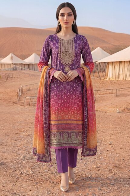 5975-LUMIA EMBROIDERED LAWN UNSTITCHED