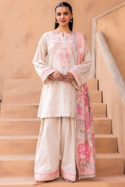 6040-ERVA EMBROIDERED LAWN UNSTITCHED