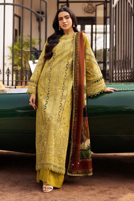 5329-LISETTE EMBROIDERED LAWN UNSTITCHED