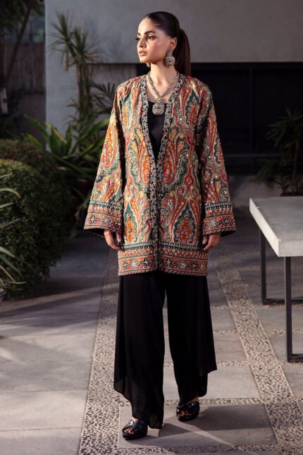 0022-DUSKY-NIGHTS DIGITAL PRINTED COTTON SILK STITCHED