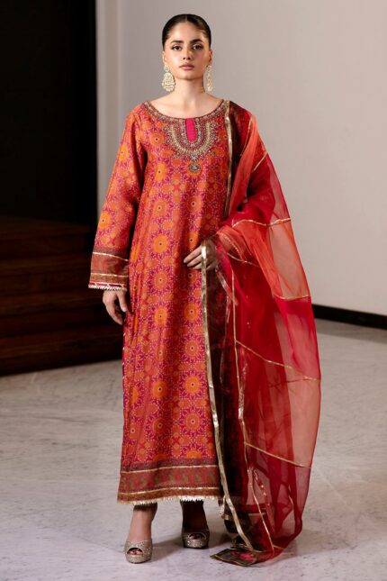 0029-ETERNITY DIGITAL PRINTED COTTON SILK STITCHED