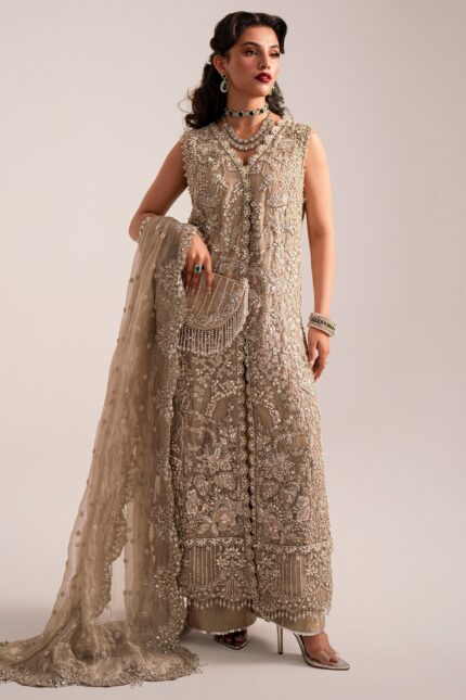 0033-MUMTAZ HAND EMBELLISHED TISSUE STITCHED