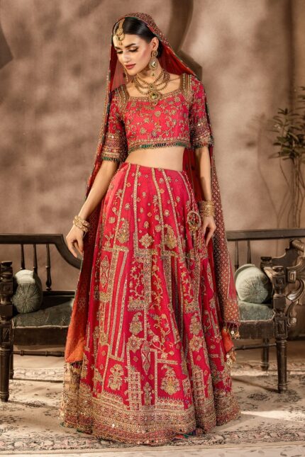 0036-SAHIBA EMBROIDERED ORGANZA STITCHED